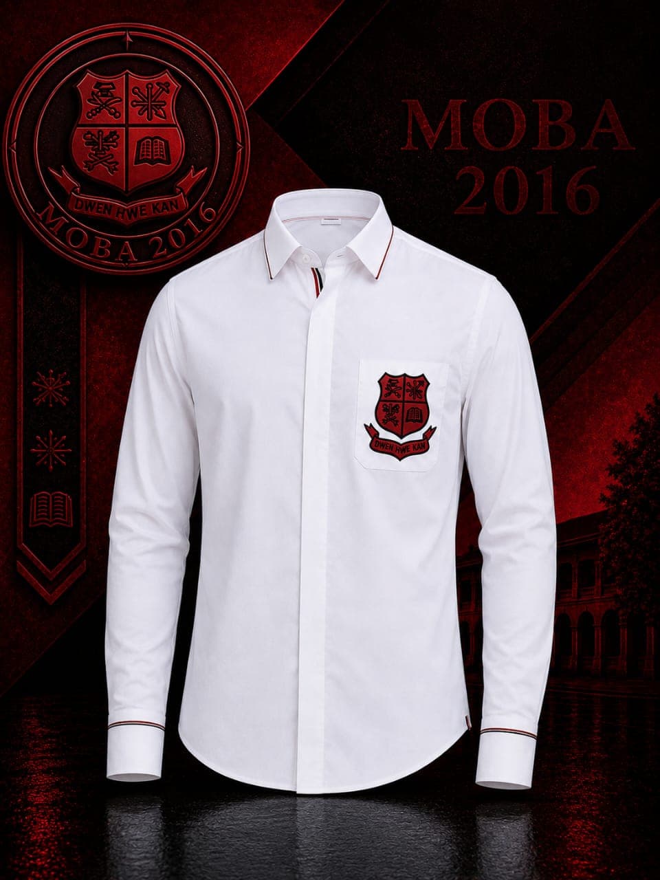 MOBA 2016 Long Sleeve Dress Shirt