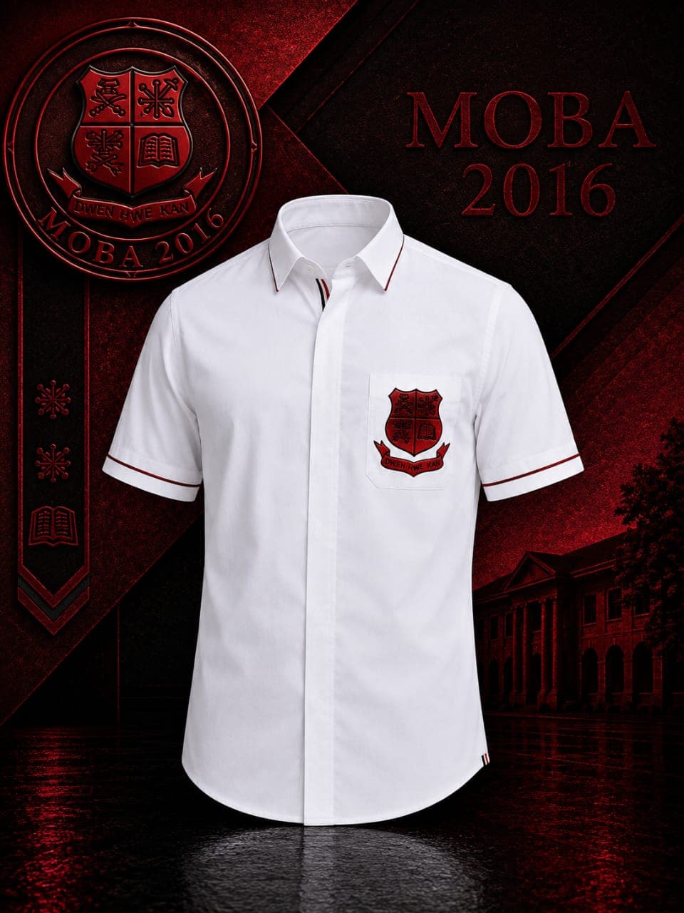 MOBA 2016 Short Sleeve Dress Shirt